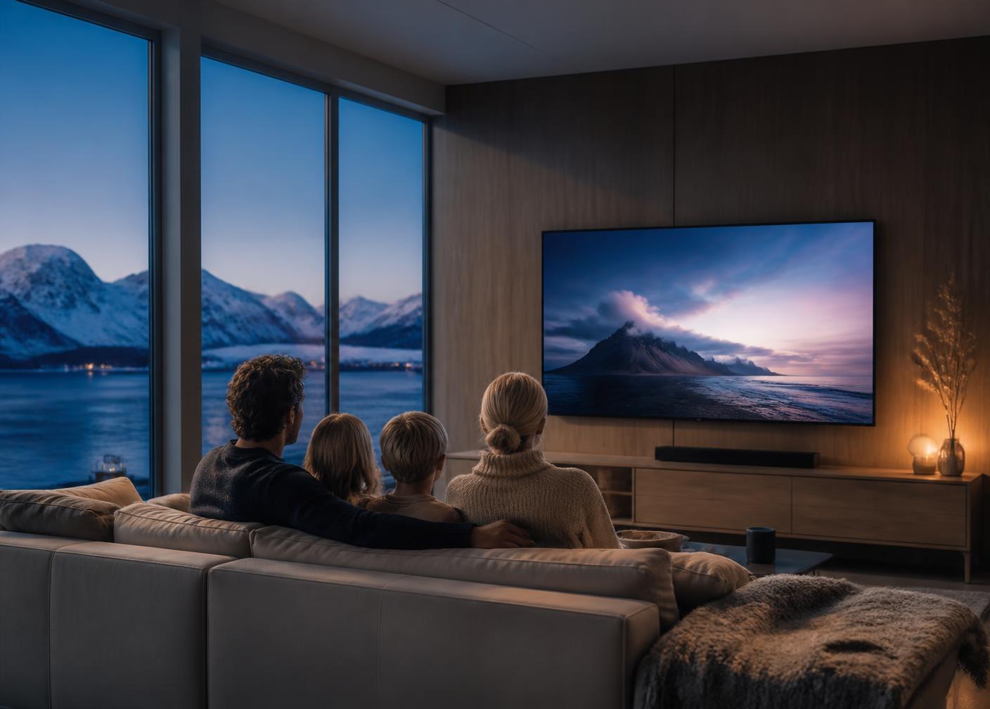 TV og strømming i en nordnorsk hverdag